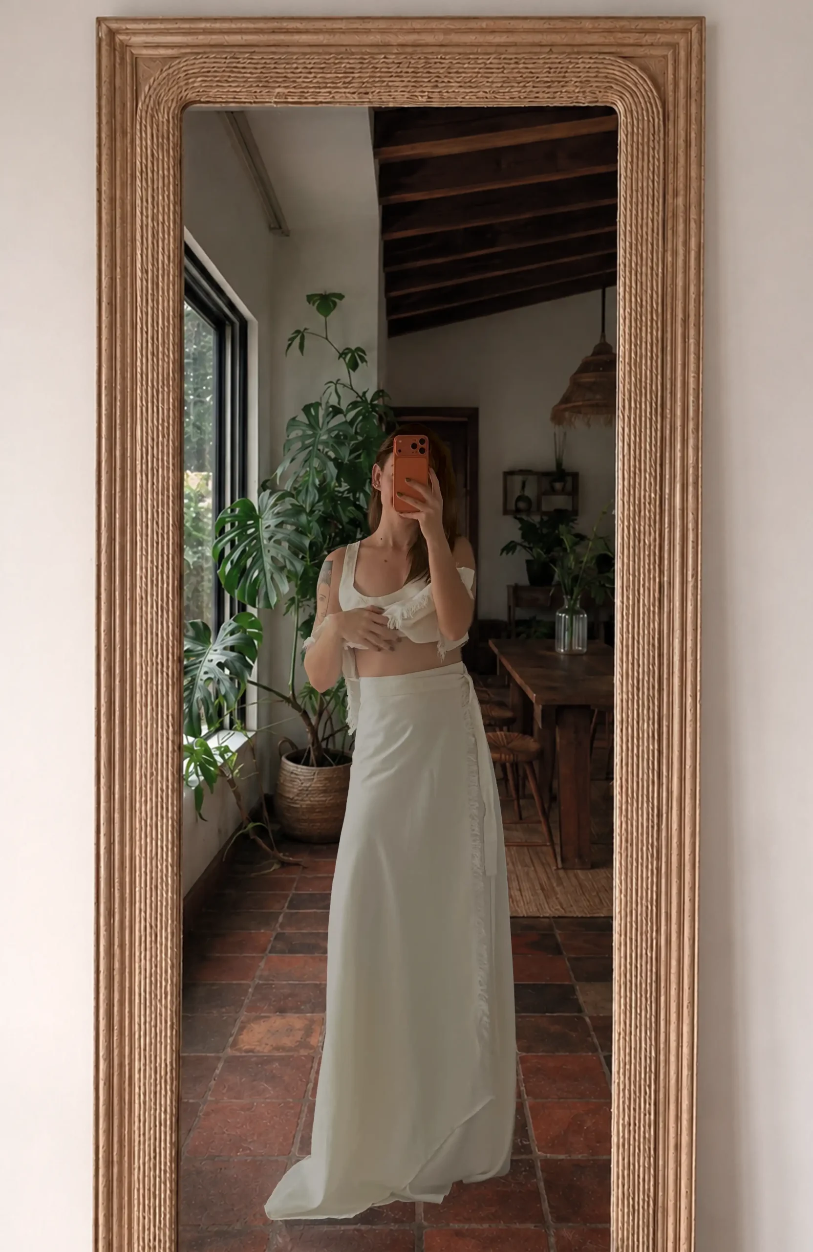 Falda marta blanca1