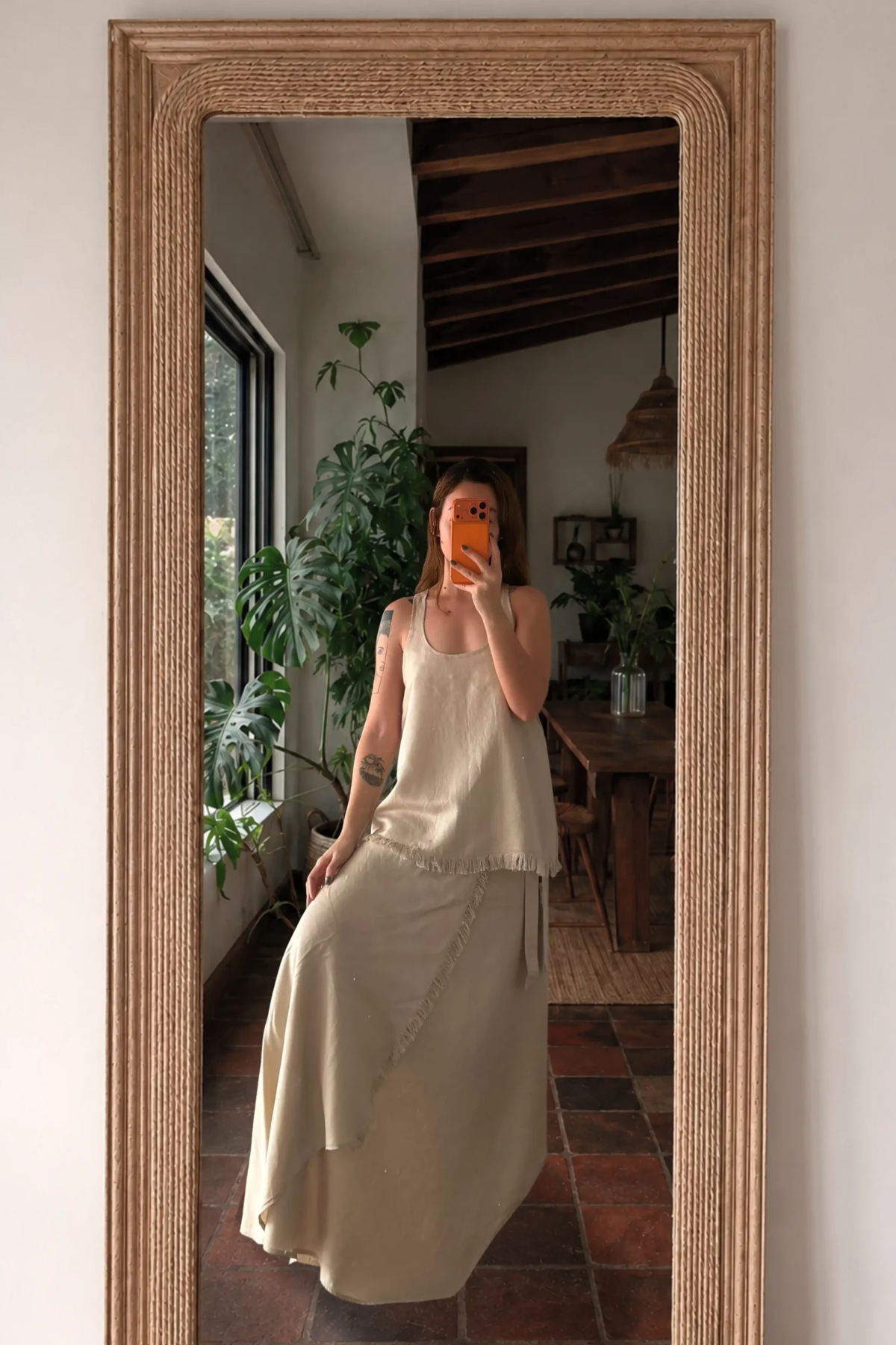 MARTA Blusa beige arena